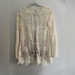 Free People boho lace tunic dress - size XS
